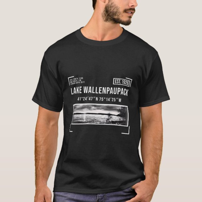 Camiseta Vacaciones en el lago Wallenpaupack Pennsylvania (Anverso)