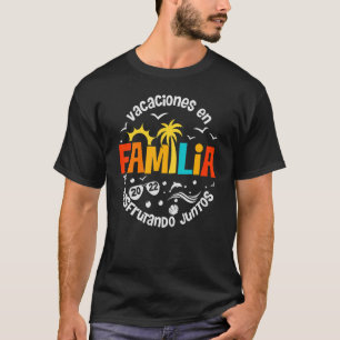 Camiseta Vacaciones En Familia 2022 Summer Disfruta