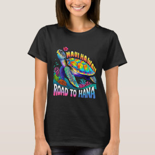 Camiseta Vacaciones en grupo de tortugas hawaianas Maui Haw