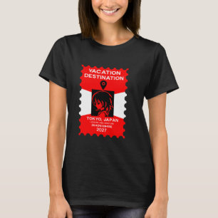 Camiseta Vacaciones en Japón de destino