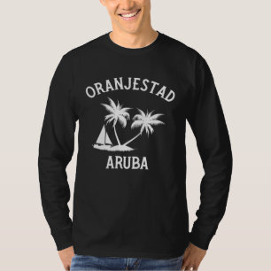 Camiseta Vacaciones en la Isla del Caribe Oranjestad Aruba