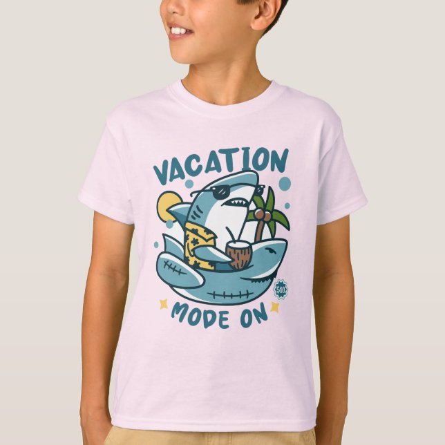 Camiseta Vacaciones en la playa (Anverso)