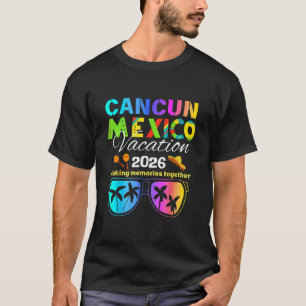 Camiseta Vacaciones en la playa de Cancún México 2026 Grupo
