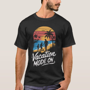 Camiseta Vacaciones en la playa de padres y hijos