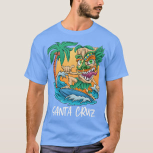 Camiseta Vacaciones en la playa de Tiki para el surf en Cal