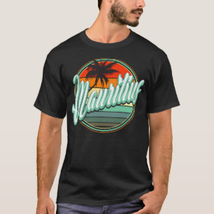 Camiseta Vacaciones en la playa de verano en Mauricio
