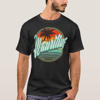 Camiseta Vacaciones en la playa de verano en Mauricio