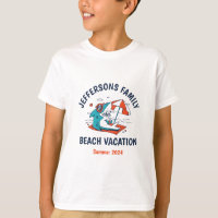 Vacaciones en la playa de viaje de la familia Guay