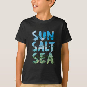 Camiseta Vacaciones en la playa olas del océano sol diversi