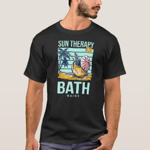 Camiseta Vacaciones en la playa tropical Maine de verano en
