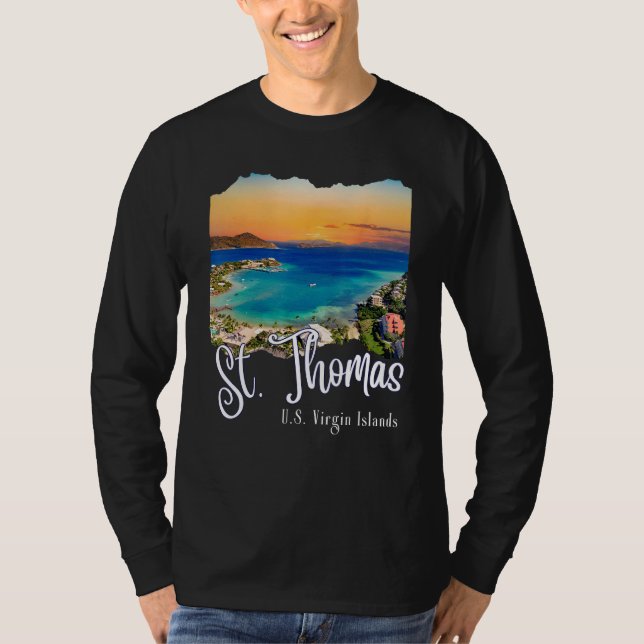 Camiseta Vacaciones en las Islas Vírgenes de los Estados Un (Anverso)