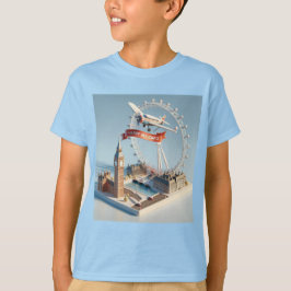 Camiseta Vacaciones en Londres por Natasha Us