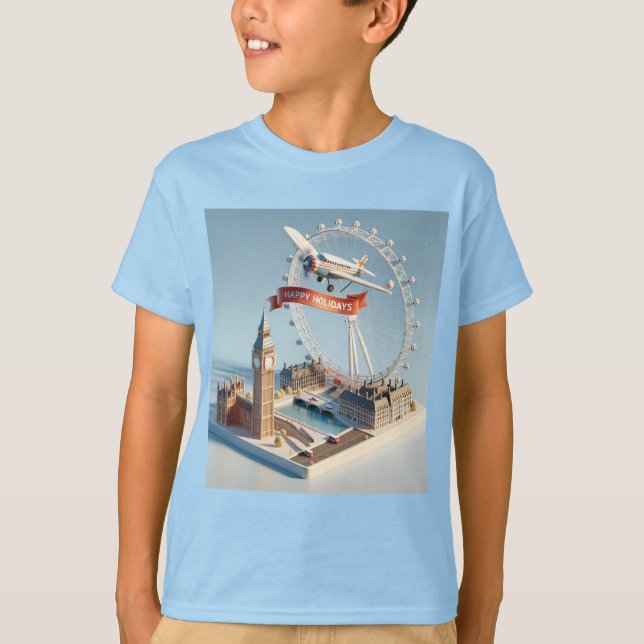 Camiseta Vacaciones en Londres por Natasha Us (Anverso)