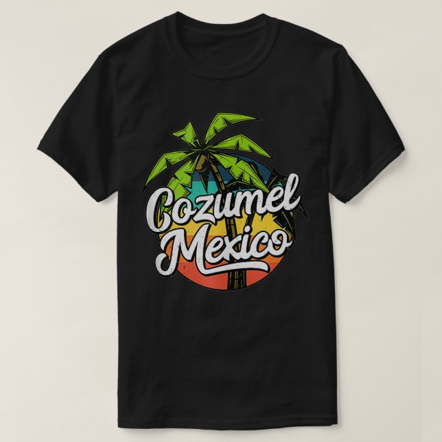 Camiseta Vacaciones en México de Cozumel (Diseño del anverso)