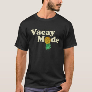 Camiseta Vacaciones en modo Vacío de piña al revés Funny Sw