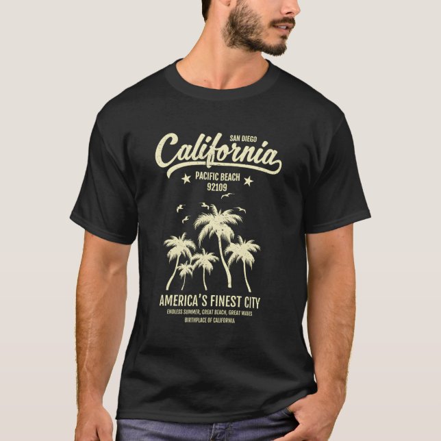 Camiseta Vacaciones en San Diego California Pacific Beach 9 (Anverso)