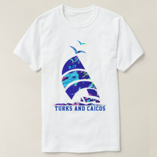 Camiseta Vacaciones en velero en las Islas Turcas y Caicos