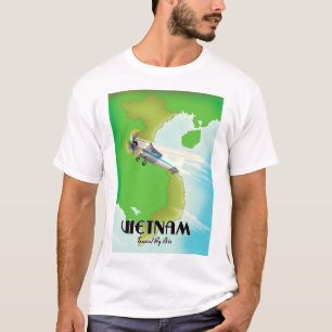 Camiseta Vacaciones en Vietnam por aire impresión.