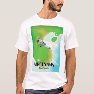 Camiseta Vacaciones en Vietnam por aire impresión.