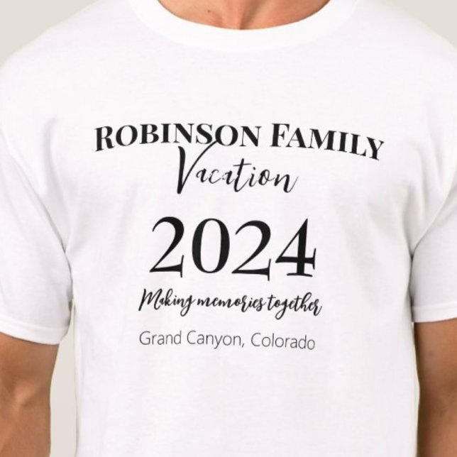 Camiseta Vacaciones familiares (Family Vacation T-Shirt)