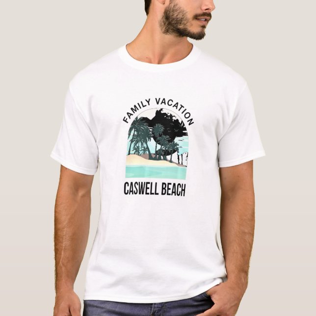 Camiseta Vacaciones familiares 2021 Caswell Beach Summer No (Anverso)