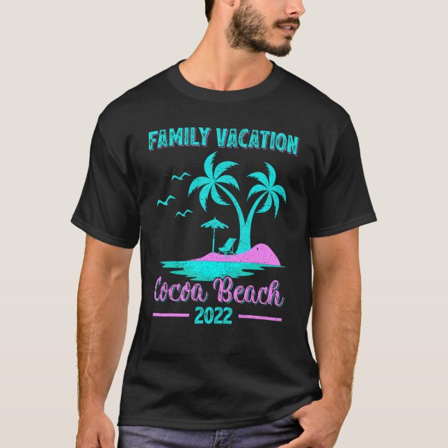 Camiseta Vacaciones familiares 2022 Estilo de cosecha Flori (Anverso)