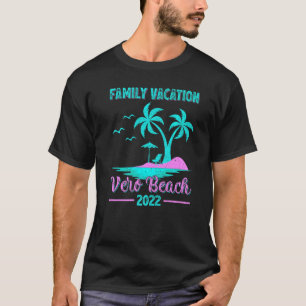 Camiseta Vacaciones Familiares 2022 Estilo Vintage Florida