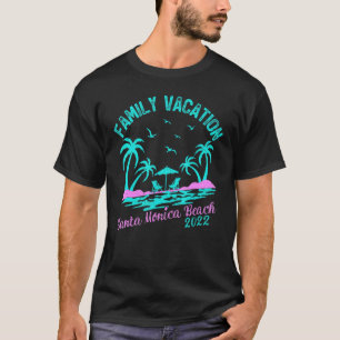 Camiseta Vacaciones familiares 2022 Palm Tree California Sa