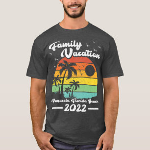 Camiseta Vacaciones familiares 2022 Pensacola vieja Florida
