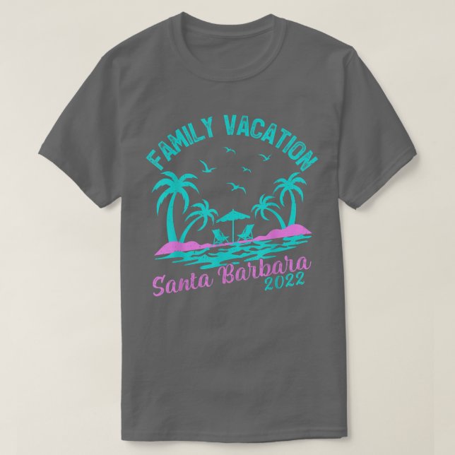 Camiseta Vacaciones familiares 2022 Playa Santa Bárbara de  (Diseño del anverso)