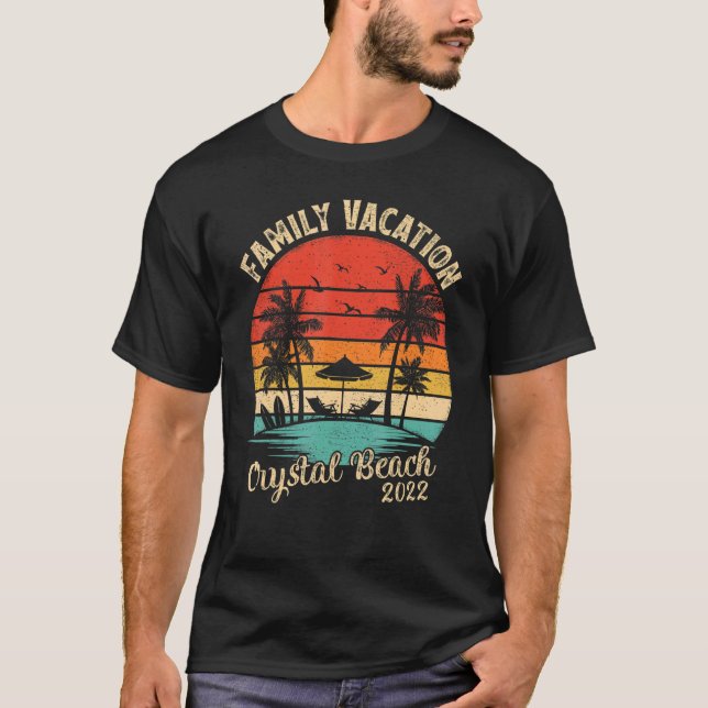 Camiseta Vacaciones familiares 2022 Retro de cosecha Texas  (Anverso)