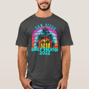 Camiseta Vacaciones familiares 2022 San Diego California
