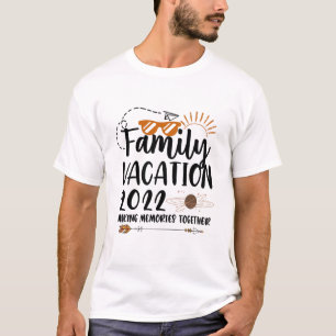 Camiseta Vacaciones Familiares 2022 Viaje de Creación de Re
