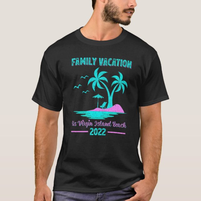 Camiseta Vacaciones Familiares 2022 Vintage (Anverso)