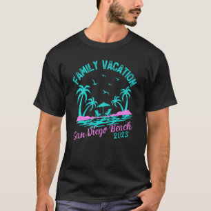 Camiseta Vacaciones familiares 2023 California San Diego Be