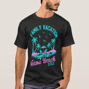 Camiseta Vacaciones familiares 2023 Florida Miami Beach