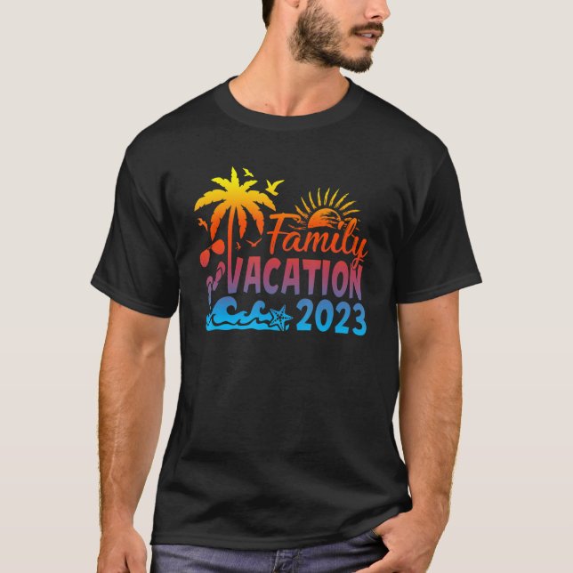 Camiseta Vacaciones familiares 2023 Haciendo Recuerdos junt (Anverso)