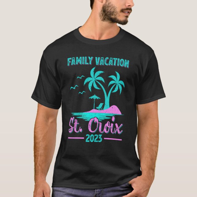 Camiseta Vacaciones Familiares 2023 Islas Vírgenes de Palma (Anverso)
