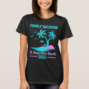 Camiseta Vacaciones familiares 2023 Palm Tree Florida St Au