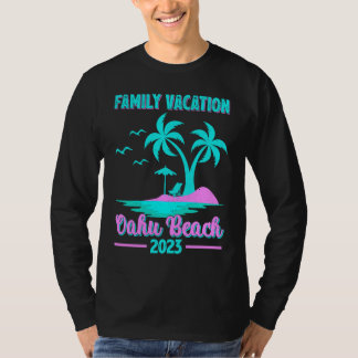 Camiseta Vacaciones Familiares 2023 Palma Hawaii Oahu Playa