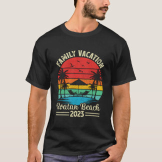 Camiseta Vacaciones familiares 2023 Playa de Roatan