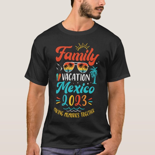 Camiseta Vacaciones familiares 2023 Vacaciones de verano co (Anverso)