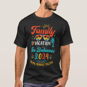 Camiseta Vacaciones familiares 2024 El verano V de Bahamas
