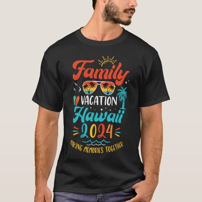 Camiseta Vacaciones familiares 2024 Vacaciones de verano co (Anverso)
