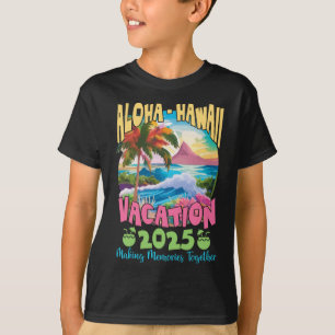 Camiseta Vacaciones familiares 2025 Aloha Hawaii Matchin Ha