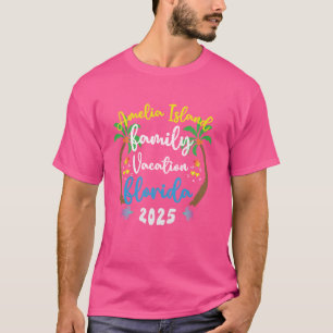 Camiseta Vacaciones familiares 2025 Florida Isla Amelia Mat