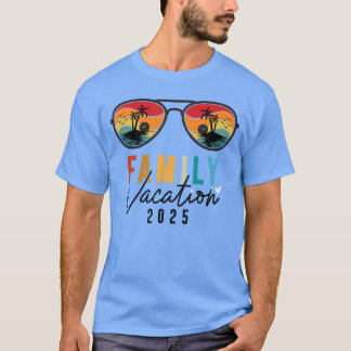 Camiseta Vacaciones Familiares 2025 Hombres Mujeres Niños M