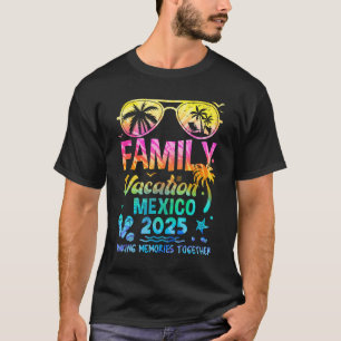 Camiseta Vacaciones familiares 2025 México Recuerdos coinci