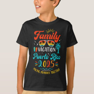 Camiseta Vacaciones familiares 2025 Puerto Rico coincidiend