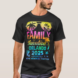 Camiseta Vacaciones familiares 2025 Recuerdos de Orlando